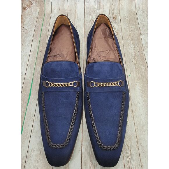 MEZLAN Men\'s Blue Antique Suede Loafer Size (14,M) main image 7